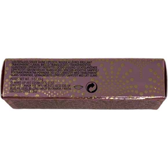 ‼️SOLD‼️MAC Cosmetics Lustreglass Sheer-Shine Lipstick in NO WINE-ING! - Picture 4 of 6
